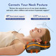 Huieo 3 In 1 Heated Neck Massage Pillows With Heat For Pain