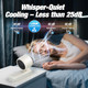 Chudeilo Portable Turbo Handheld Fan With Ice Cooling