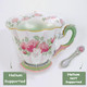 Zafete Teapot Teacup Teaspoon Balloons Pink Green Lets ParTea In Garden High Pink