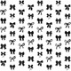 Ythetm Bow Birthday Decortions Black Bow Party Decorations Black Bow Banner Garland Black