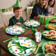 Cocomigo Dinosaur Birthday Decorations Serves 50 AllInOne Set With Dinosaur Plates And 356Pcs