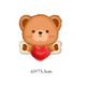 Zafete Red Heart Shaped Happy Valentines Day Decorations Bear Balloons I Love Red