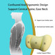 Raorandang Lumbar Support Pillow For Car'car Neck Pillow Kit Memory Foam Ergonomic