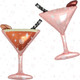 Ythetm Espresso Martini Balloons Decor Giant Foil Cocktail Glass Balloon A Tiny 26 Inches 2 Pcs