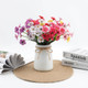 7Queen Artificial Flowers For IndoorNo Fade Fake Plastic Flowers Faux Plants For 6Bundles