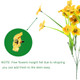 7Queen Artificial Flowers For IndoorNo Fade Fake Plastic Flowers Faux Plants For 6Bundles
