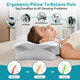 Besyodo Cervical Neck Pillow For Pain Relief White