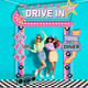 Zoiiwa 50S Party Decorations 50S Retro Diner Door Banner Black White Checkered 4Pcs Black