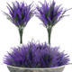 Rainflow Artificial Lavender Flowers 8 Pcs Purple