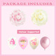 Zafete Happy Mothers Day Balloons Pink And White Camellia Balloon Kit For 26 Pcs Pink