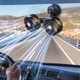 Xuenair 4000Mah Battery Powered Fan For Car Portable Strong Suction Cup Fan