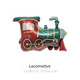 Zafete Train Balloons Chugga Chugga Two Two Party Decorations Transportation Traffic Railroad 31Pcs