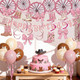 Xipegpa Cowgirl Party Decorations Pink Western Decor Boots And Bows Rodeo Birthday 30Pcs Pink