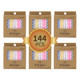 Phd Cake 144Count Multicolored Spiral Birthday Candle Birthday Candles For Cake Cupcake Candles