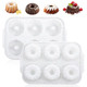 Lyksgir Mini Fluted Tube Cake Pans For Baking With Metal Reinforced Frame 2Pcs