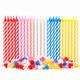 Cwise 280Count Birthday Candles Bulk Pack With Holders Multicolor