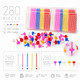 Cwise 280Count Birthday Candles Bulk Pack With Holders Multicolor