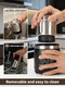 Laoion Electric Coffee Grinder With Silent Grinding Blades and Timer Knob To Stainless Steel