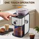 Ollygrin Flat Burr Coffee Grinder Electric Adjustable Coffee Grinder For Home Use 12 Cups