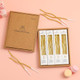 Cake Code 24Count Gold Spiral Long Thin Metallic Birthday Candles Cake Candles Birthday Gold