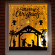 Zoiiwa Christmas Window Clings Nativity Scene Window Stickers Jesus Party Decorations Religious