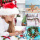 Vertintong Summer Ornaments Tree Decorations Set Ocean Beach Tree Decorations Coastal Nautical
