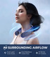 Ajjfofbb Neck Fan 1S Fast Cooling Neck Cooler With Dual Ceramic Plates