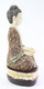 We Pay Your Sales Tax Feng Shui Brown Kasaya Buddha Holding Tealight Candle Holder Statue Bodhisattva Brown