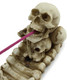 We Pay Your Sales Tax Scary Skull Incense Burner Holder Skull Mound Statue Figurine Aromatherapy Home 10 Inch