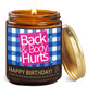 Fywelixc Funny Happy Birthday Candle Gifts For Women Men Back and Body