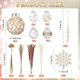 Vertintong Boho Christmas Tree Decoration Set Include 50 Dried Pampas Grass 20 106 Pcs