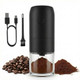 Caldwell Kitchen Co Portable Electric Coffee Grinder Black