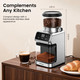 Emojoy Burr Coffee Grinder Electric 30 Grinding Settings Emojoy Coffee Bean Grinder Stainless Steel