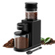 Kirainafly Conical Burr Coffee Grinder Electric Coffee Bean Grinder With 25 Precise Black