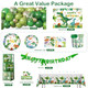 Fexivo Dinosaur Birthday Party Decorations Serve 25 Dinosaur Birthday Decorations Include Balloon 268Pcs