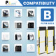 Pelano Flt4825 Filter B Compatible With Germ Guardian Ac4300Bptca Ac4900Ca Ac4825