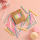 Cake Code 144Count Classic Spiral Birthday Candles Multicolored Bulk Party Candles For Cupcakes