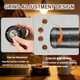 Nizapt Portable Electric Coffee Grinder Cordless Small Grinders Adjustable Coffee Bean Grinder