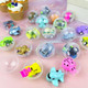 Xipegpa Capsules Party Favor Filled Pull Back Cars For Classroom Rewards Goodie 2 Inches 50 Pcs