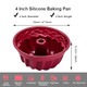 Nalchios Nalchois Silicone Mini Cake Pan Set Of 4 Nonstick Bpa 4 Inch Set Of 4