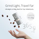 1Zpresso Q Air Manual Coffee GrinderBlack Mini Slim Travel Sized Fits In Black