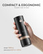 Forlim Portable Electric Coffee Grinder Cordless Rechargeable Burr Coffee Grinder With 80