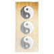 Tachilc Yin Yang Beaded Curtain For Doorway HandPainted Door Beads
