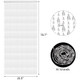 Osunnus Crystal Beaded Curtain 81 Strands Acrylic Hanging Door Beads String Curtain 79 Inches