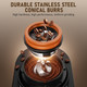 Novalife Coffee Grinder Electric Coffee Bean Grinder With AntiStatic Design 38 Settings 38 Set