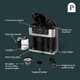 Pantrymade Dual Brew Coffee Maker 12 Cup Black