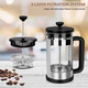 Rainbean French Press Coffee Maker Mini Coffee Press Single Serve French Press 12 Oz