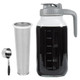 Xylanor Cold Brew Coffee Maker Pitcher Heavy Duty Glass Wide Mouth Mason 64 Oz Stainless Steel