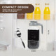 Xylanor Cold Brew Coffee Maker Pitcher Heavy Duty Glass Wide Mouth Mason 64 Oz Stainless Steel