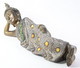 We Pay Your Sales Tax Feng Shui L14 Grey Kasaya Glaze Baldric Reclining Buddha Home Decor Grey